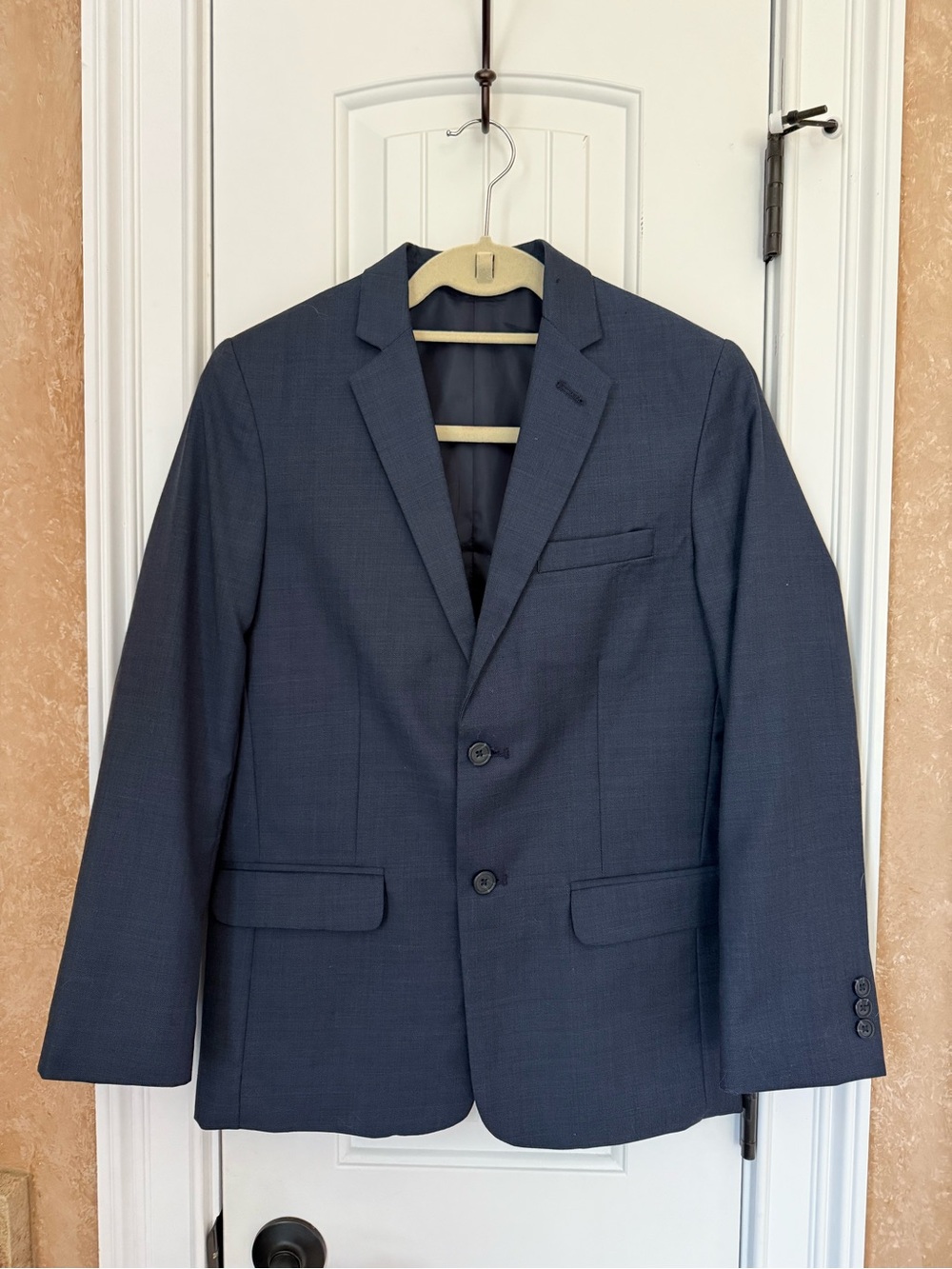 Class Club Navy Two-Button Sport Coat